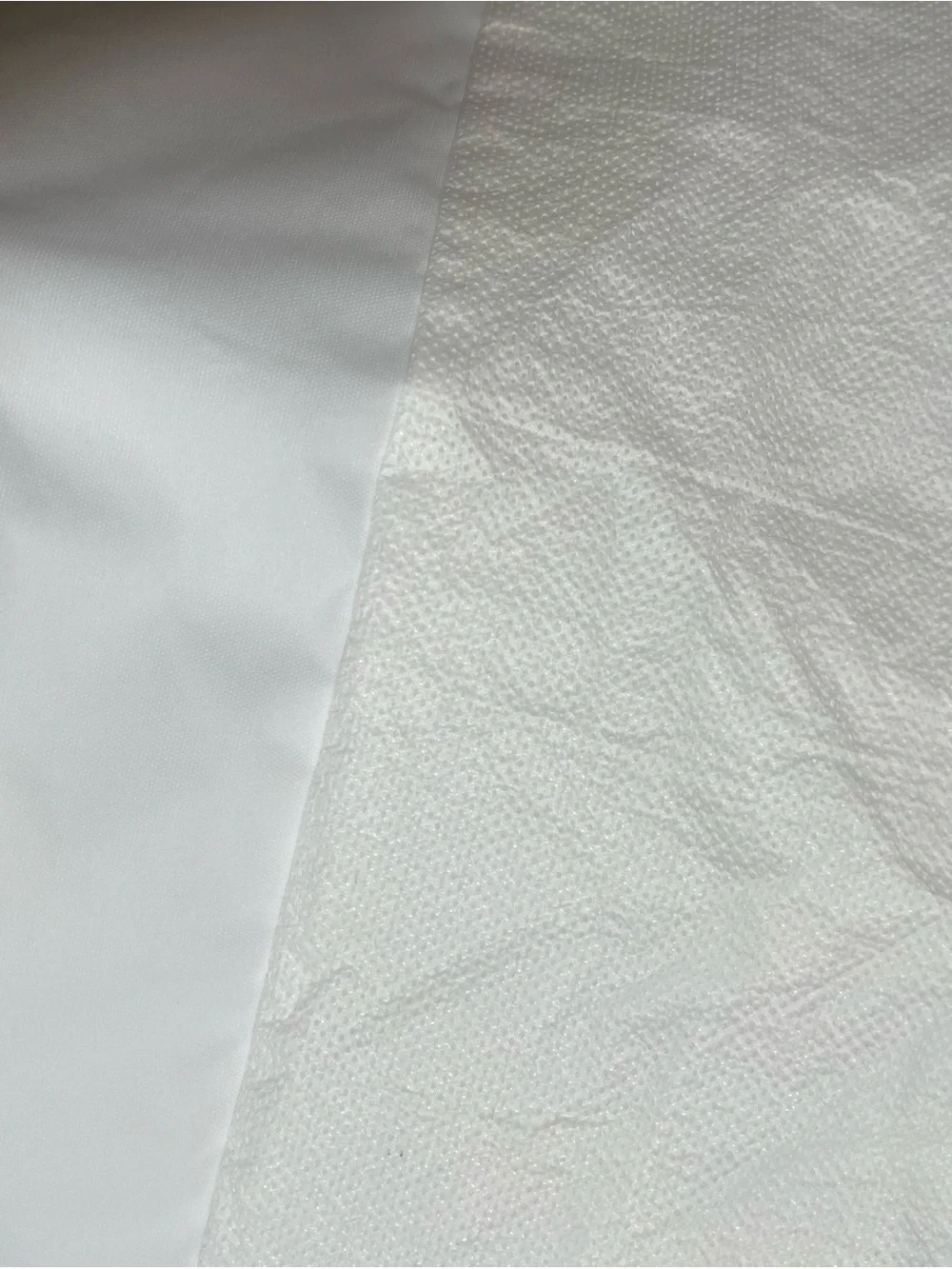 White Zippered Allergy Mattress Cover